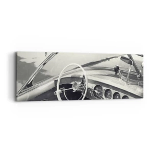 Impression sur toile - Image sur toile - Temps pour riche - 90x30 cm