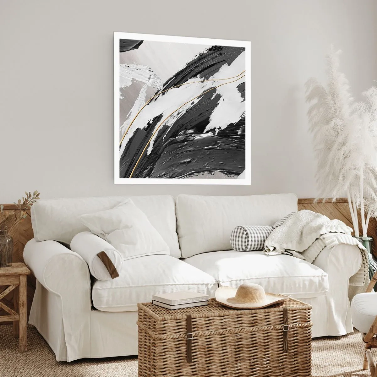 Affiche - Poster - L'abstraction à grande échelle - 60x60 cm