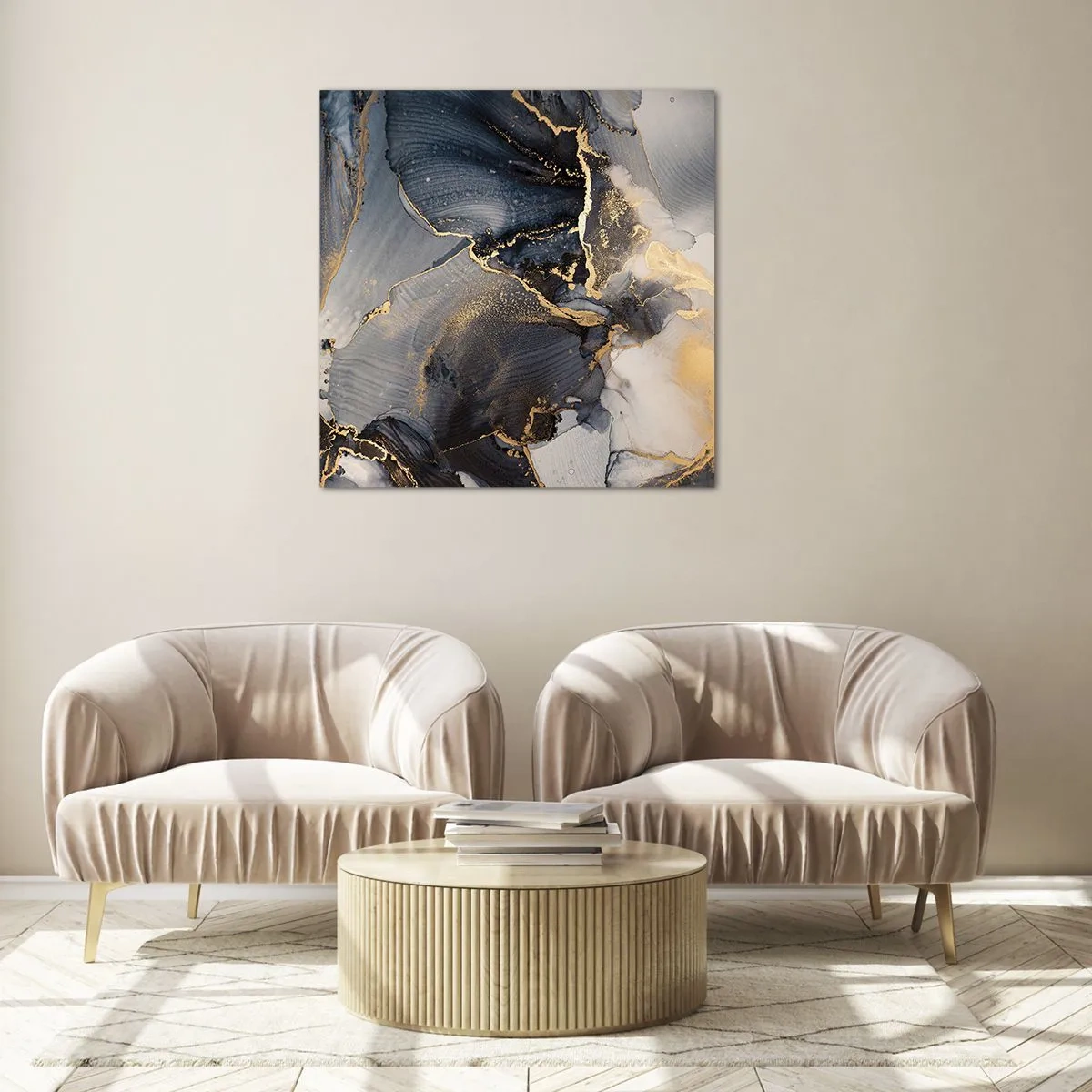 Impression sur verre - Image sur verre - La vie de la pierre - 40x40 cm