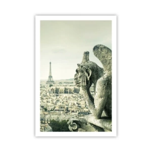 Affiche - Poster - Bavardage parisien - 61x91 cm