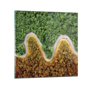 Impression sur verre - Image sur verre - Frontieres et differences - 30x30 cm