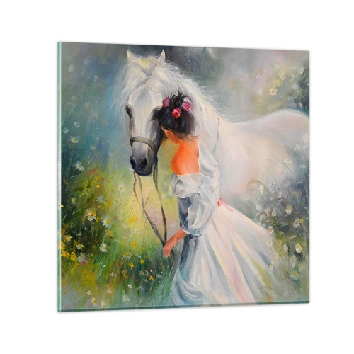 Impression sur verre - Image sur verre - Comme dans un beau rêve - 50x50 cm