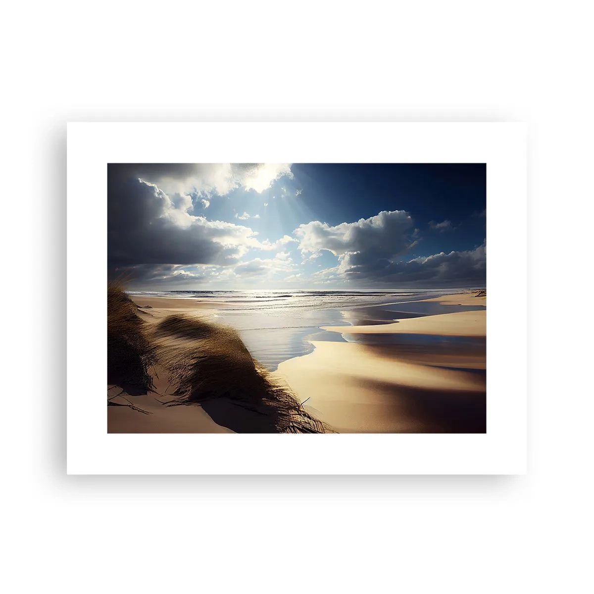 Affiche - Poster - Plage, plage sauvage - 40x30 cm