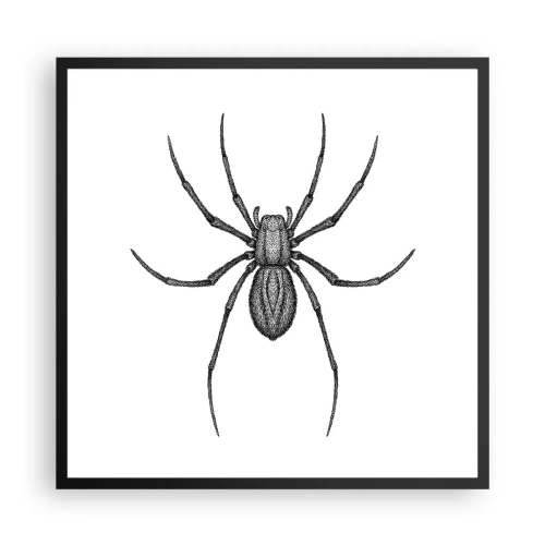 Affiche dans un cadre noir - Poster - Une précision troublante - 60x60 cm