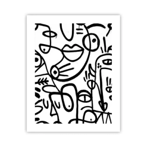 Affiche - Poster - Visages et mirages - 40x50 cm