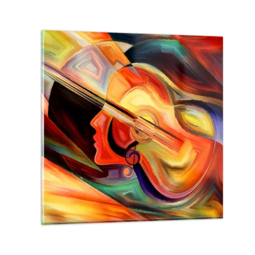 Impression sur verre - Image sur verre - Tout va bien - 30x30 cm