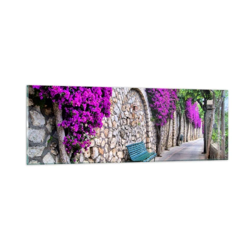 Impression sur verre - Image sur verre - Rencontrons-nous au plus vite - 90x30 cm