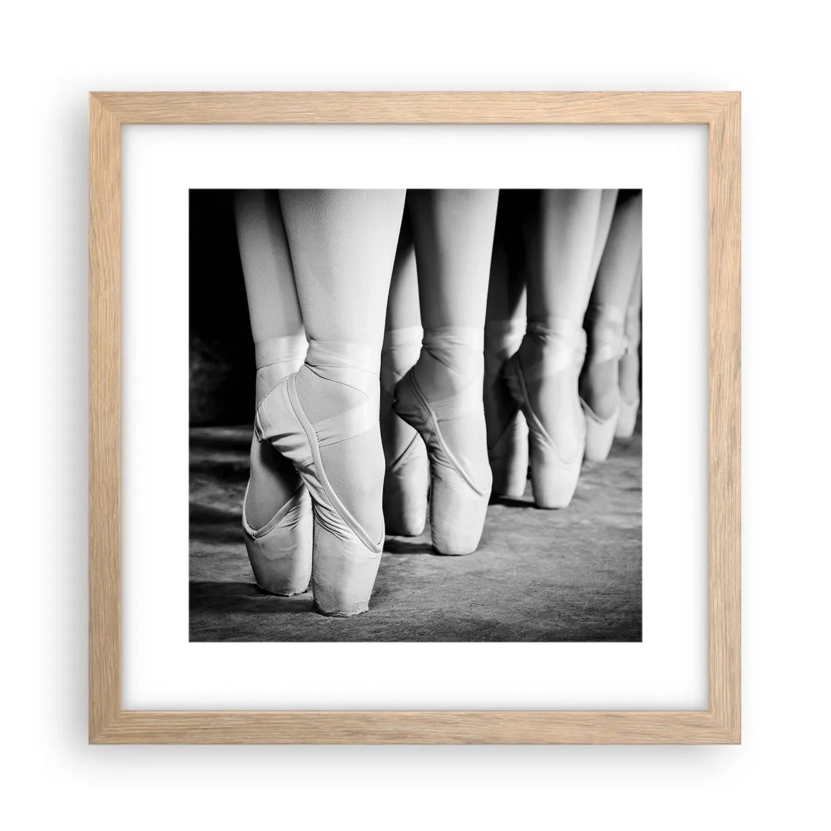 Affiche dans un chêne clair - Poster - Ensemble, simple - 30x30 cm