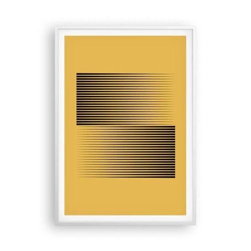 Affiche dans un cadre blanc - Poster - Cadre opposé - 70x100 cm