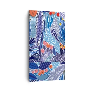 Impression sur toile - Image sur toile - Jardin hawaïen - 45x80 cm