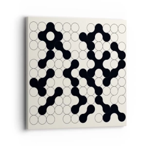 Impression sur toile - Image sur toile - Jeu chinois – variation - 40x40 cm