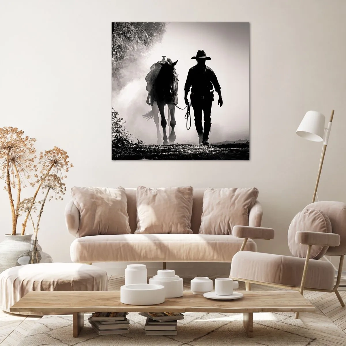Impression sur toile - Image sur toile - Matinée texane - 30x30 cm