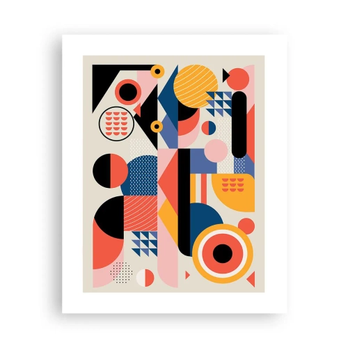 Affiche - Poster - Composition : jouer - 40x50 cm