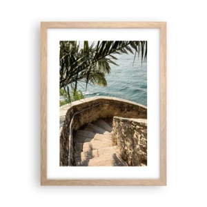 Affiche dans un chêne clair - Poster - Sous le soleil d'Italie - 30x40 cm