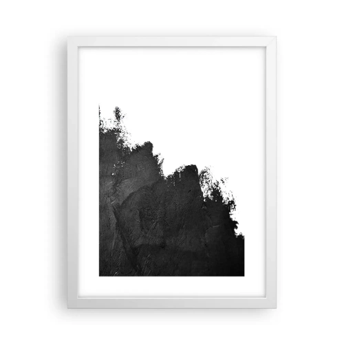 Affiche dans un cadre blanc - Poster - Éléments : terre - 30x40 cm