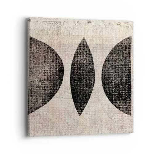 Impression sur toile - Image sur toile - Abstraction ethnique - 40x40 cm