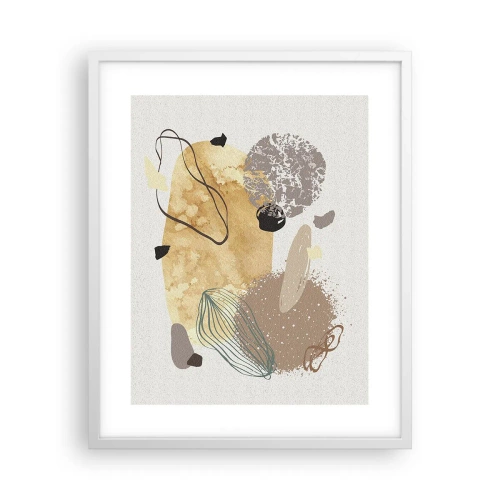 Affiche dans un cadre blanc - Poster - Plumcologie appliquée - 40x50 cm