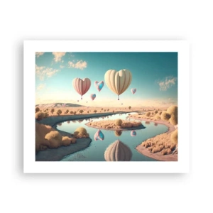 Affiche - Poster - L'amour te permet de t'élever - 50x40 cm