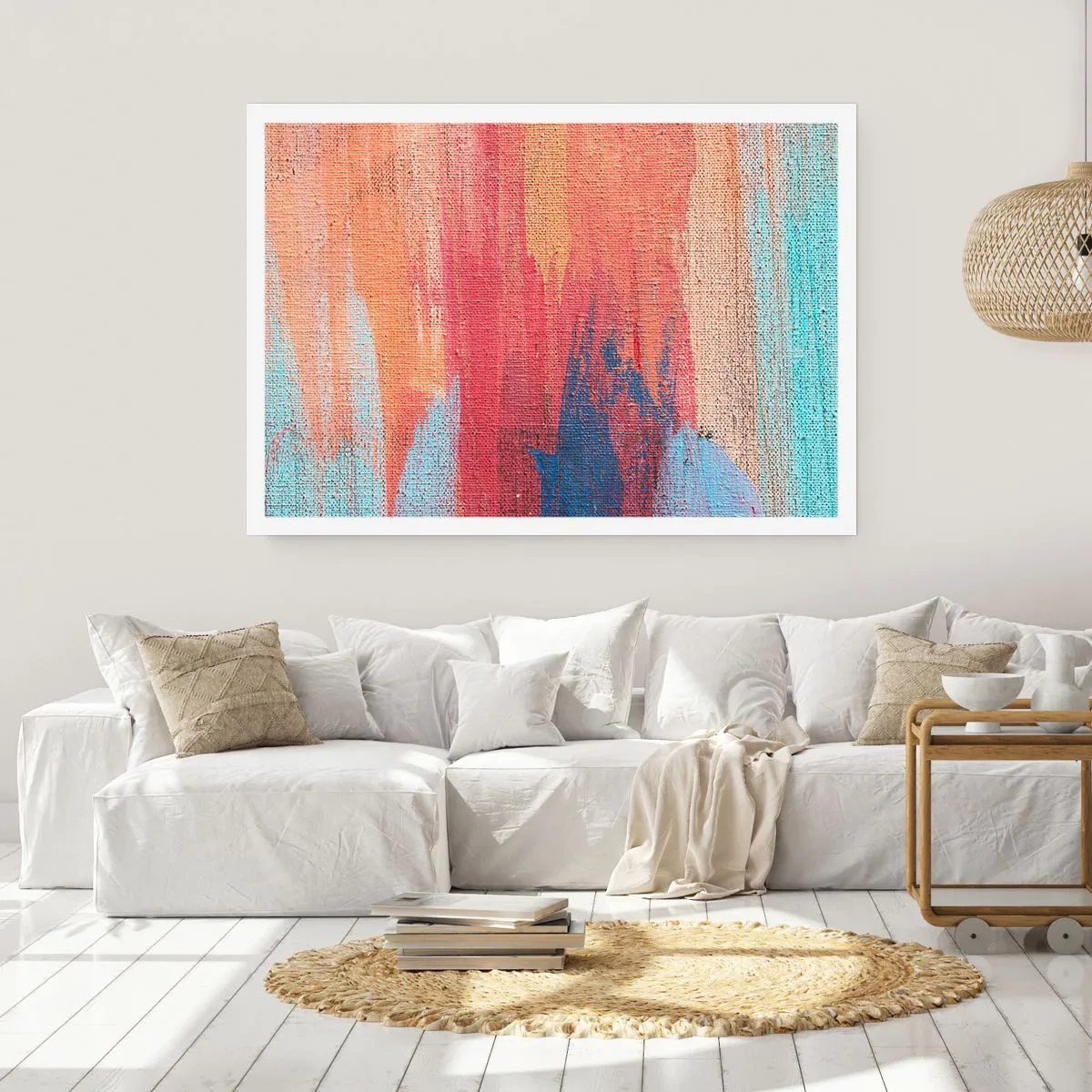 Affiche - Poster - Ecoulement de l'arc-en ciel - 70x50 cm