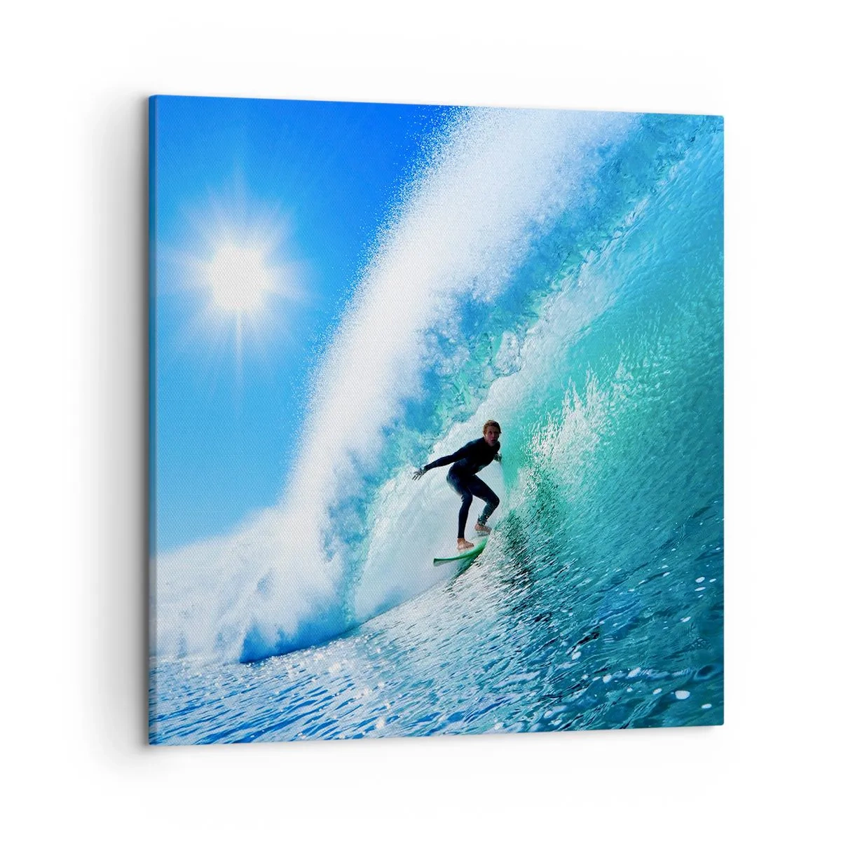 Impression sur toile - Image sur toile - A travers le grand ciel bleu - 50x50 cm