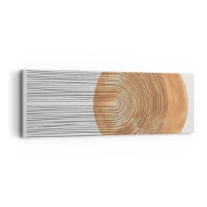 Impression sur toile - Image sur toile - Composition solaire - 90x30 cm