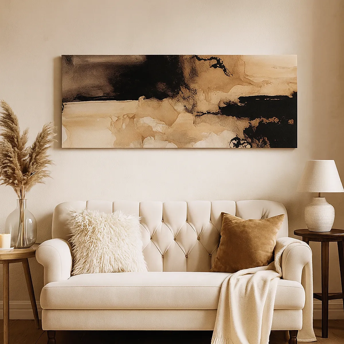 Impression sur toile - Image sur toile - Une abstraction intrigante - 30x30 cm