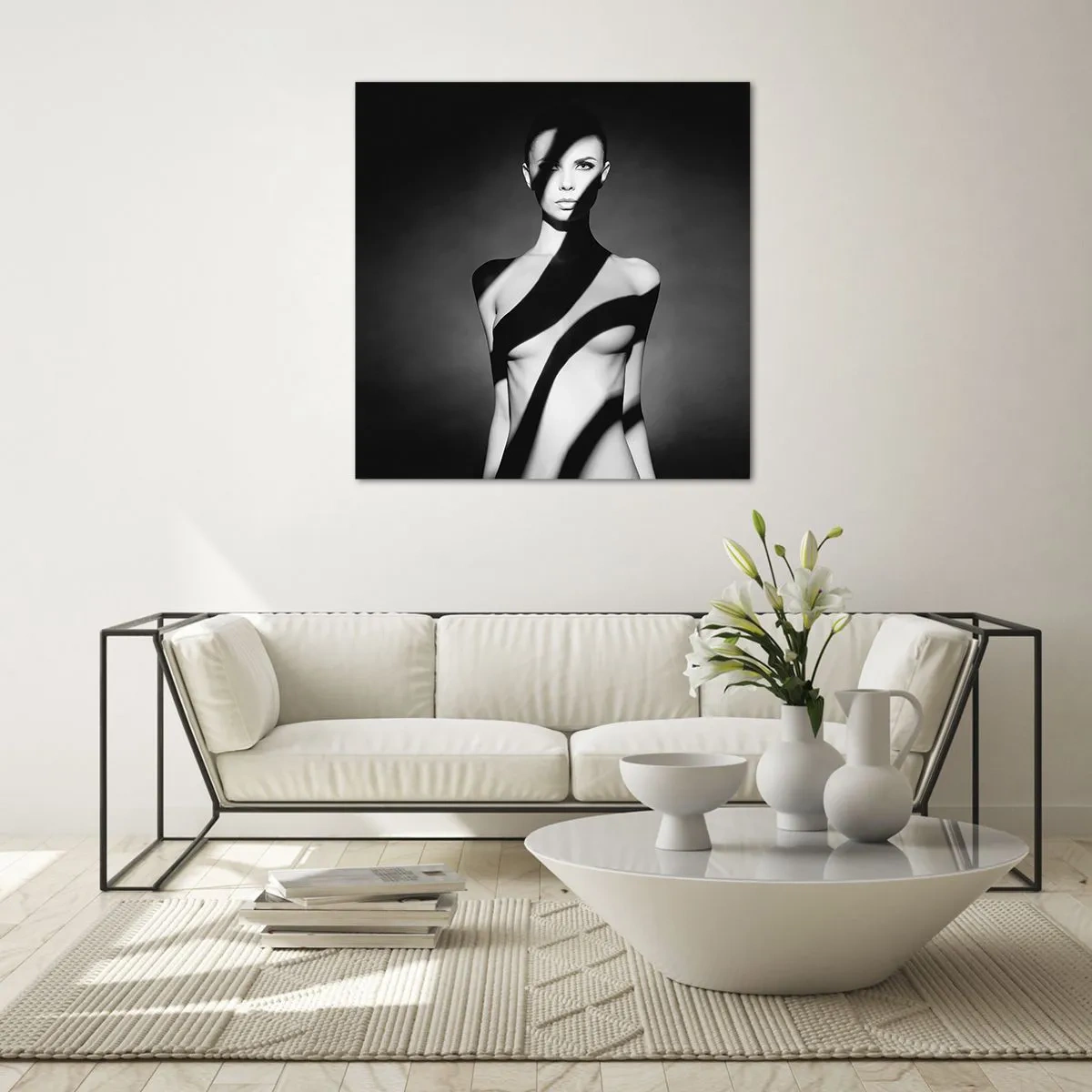 Impression sur verre - Image sur verre - Dans la brillance et l'ombre - 60x60 cm