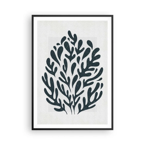 Affiche dans un cadre noir - Poster - Formes de la nature - 70x100 cm