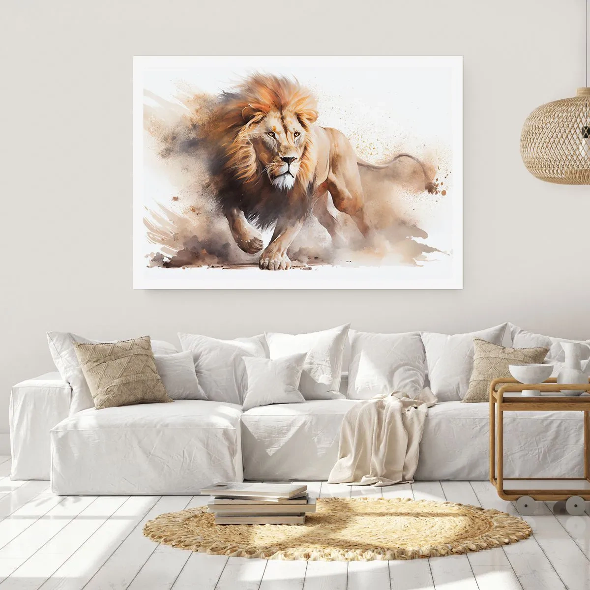 Affiche - Poster - Le roi bougea - 40x30 cm