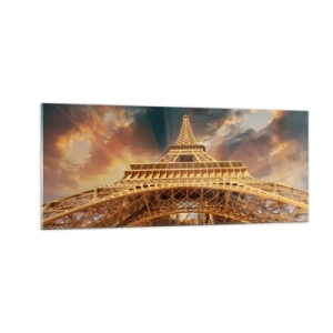 Impression sur verre - Image sur verre - Comment l'humanité a atteint le ciel - 100x40 cm
