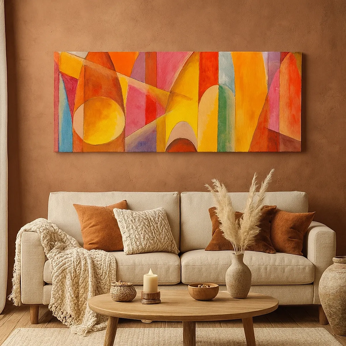 Impression sur toile - Image sur toile - Cathédrale du soleil - 30x30 cm