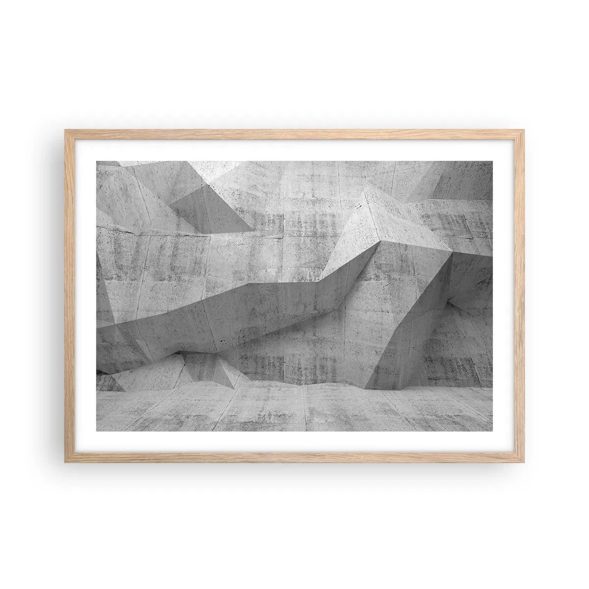 Affiche dans un chêne clair - Poster - Un vrai challenge - 70x50 cm