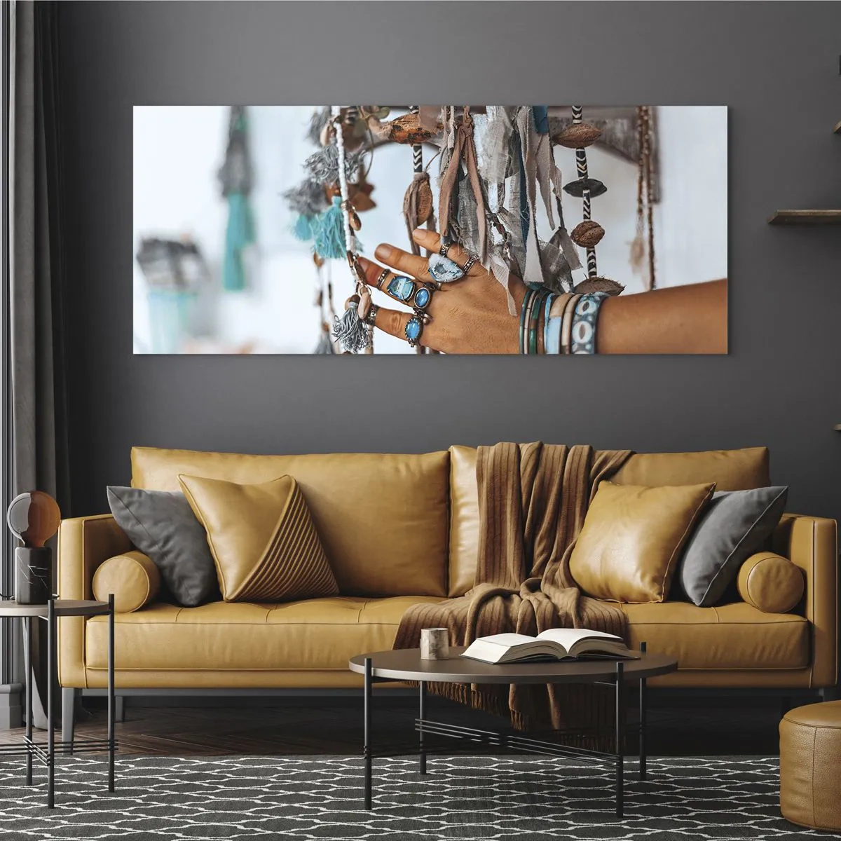 Impression sur verre - Image sur verre - Trésor local - 100x40 cm