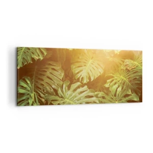 Impression sur toile - Image sur toile - Se fondre dans la verdure - 100x40 cm
