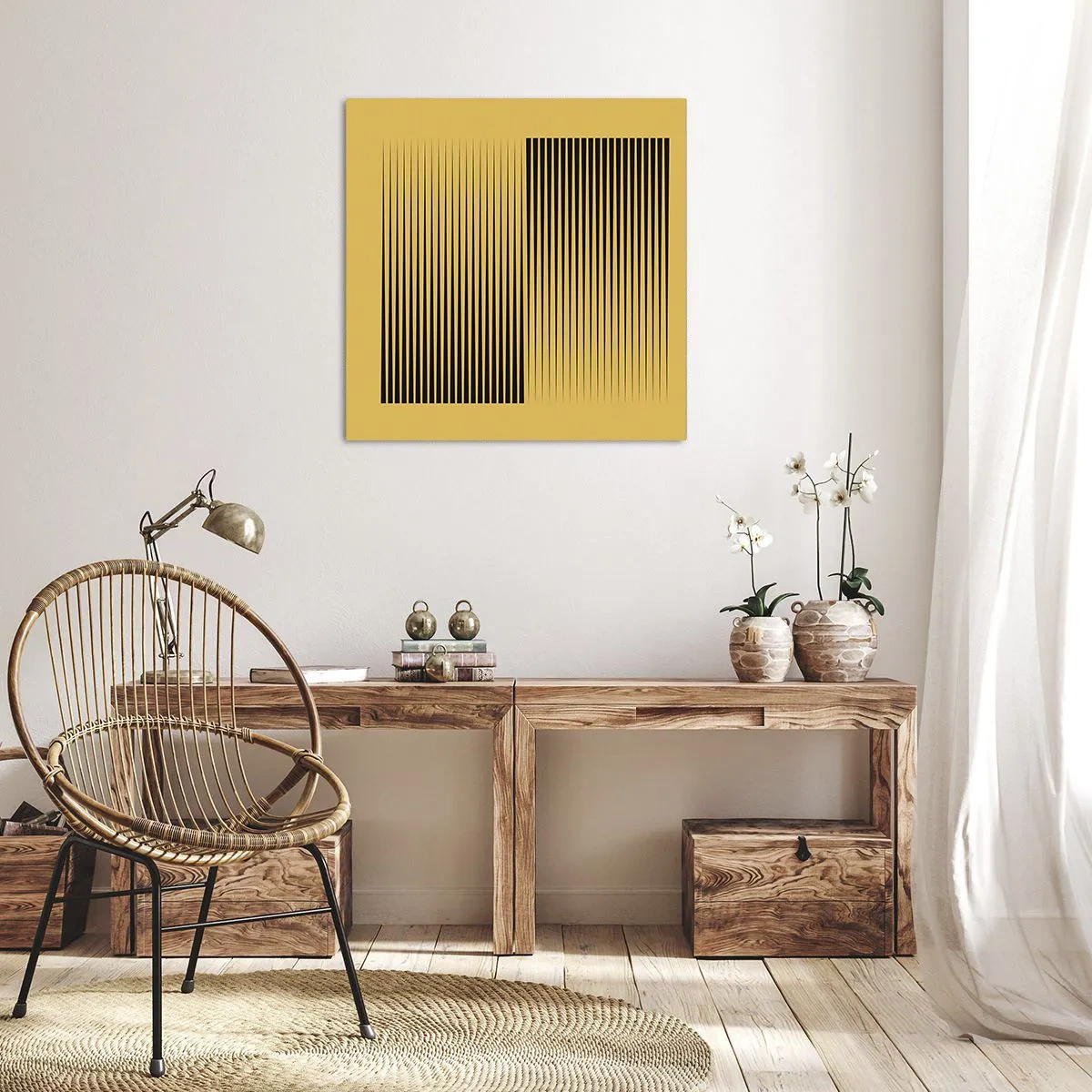 Impression sur toile - Image sur toile - Cadre opposé - 30x30 cm