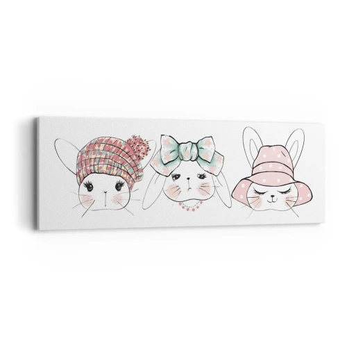 Impression sur toile - Image sur toile - Pensif, triste, satisfait - 90x30 cm