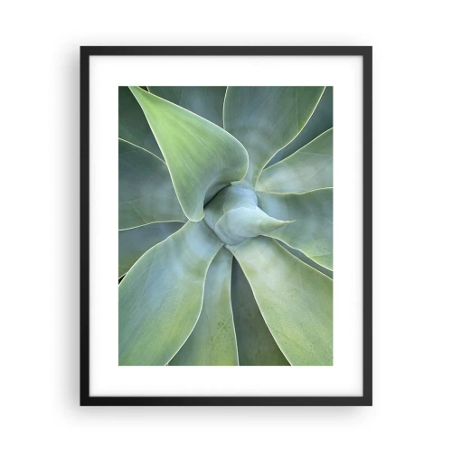 Affiche dans un cadre noir - Poster - La naissance de la verdure - 40x50 cm
