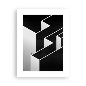 Affiche - Poster - La solitude au sommet - 30x40 cm