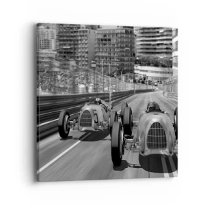 Impression sur toile - Image sur toile - Il y a longtemps à Monté Carlo - 40x40 cm