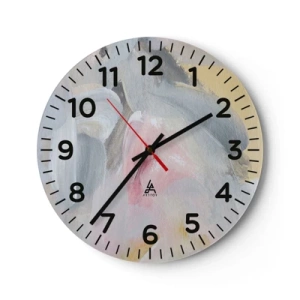 Horloge murale - Pendule murale - Dans un monde pastel - 30x30 cm