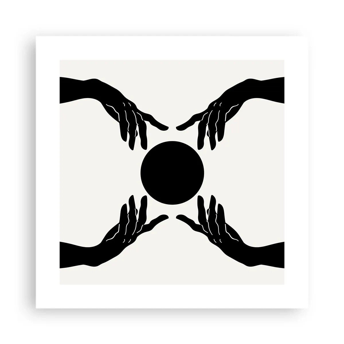 Affiche - Poster - Signe secret - 40x40 cm