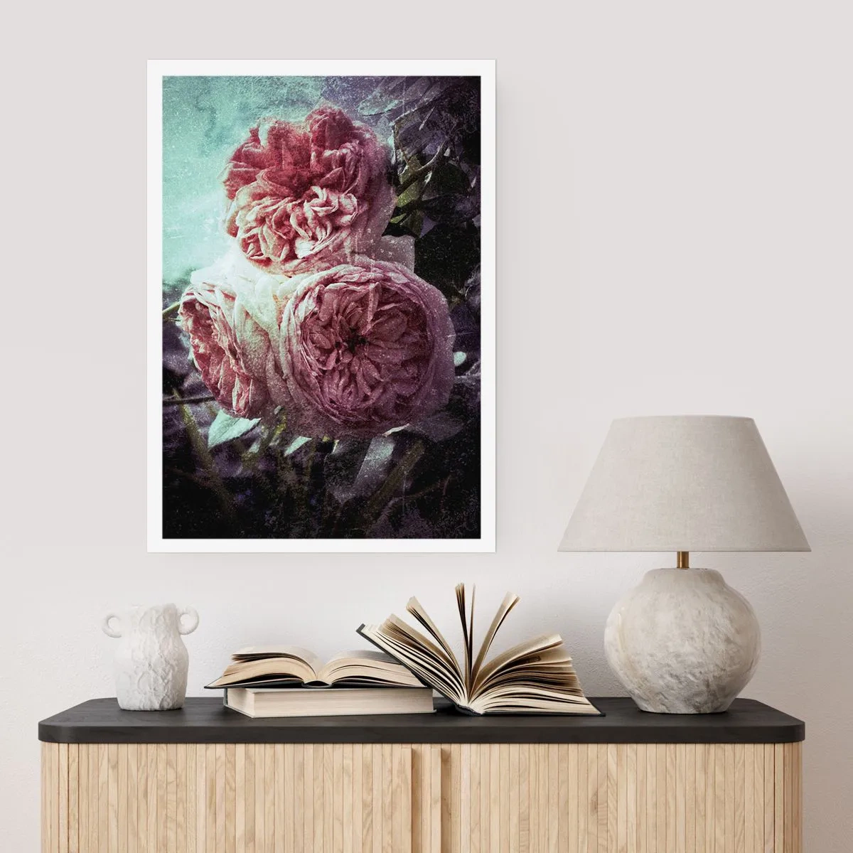 Affiche - Poster - Dans une ambiance romantique - 30x40 cm