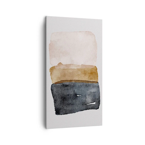 Impression sur toile - Image sur toile - Composition de couleurs de la terre - 45x80 cm