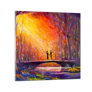 Impression sur verre - Image sur verre - Le ciel les aime aussi - 70x70 cm