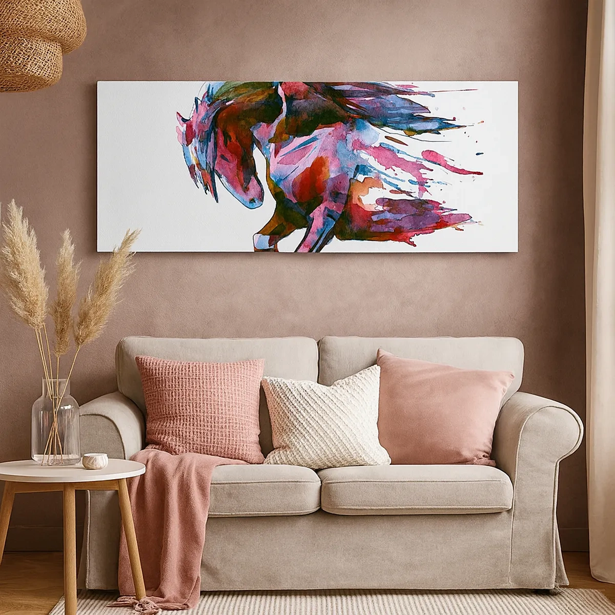 Impression sur toile - Image sur toile - Dans le ravissement - 30x30 cm