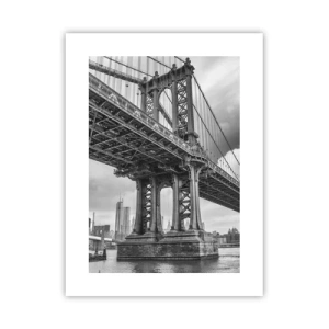 Affiche - Poster - Au coeur de la ville - 30x40 cm
