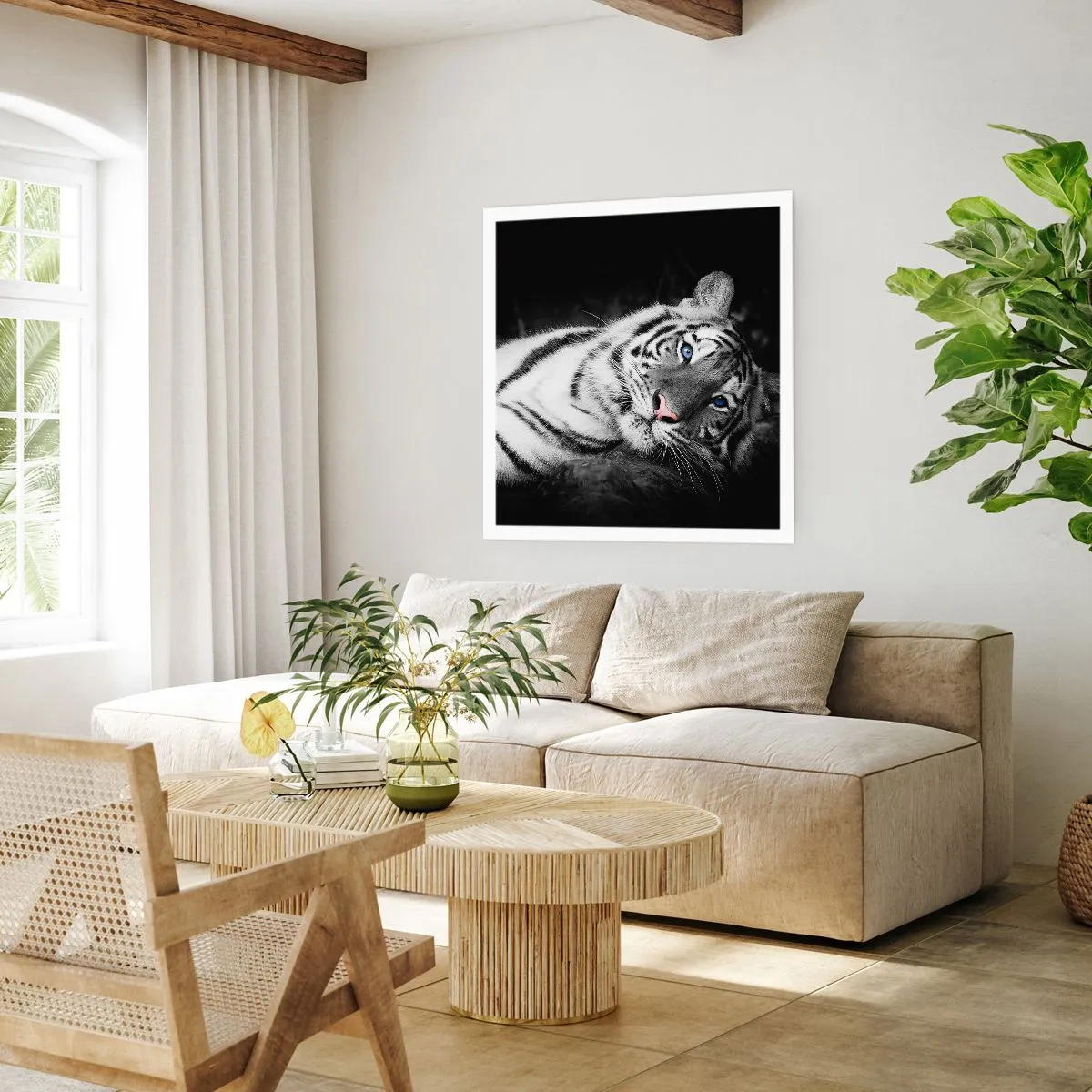 Affiche - Poster - Sauvagerie et paix - 30x30 cm