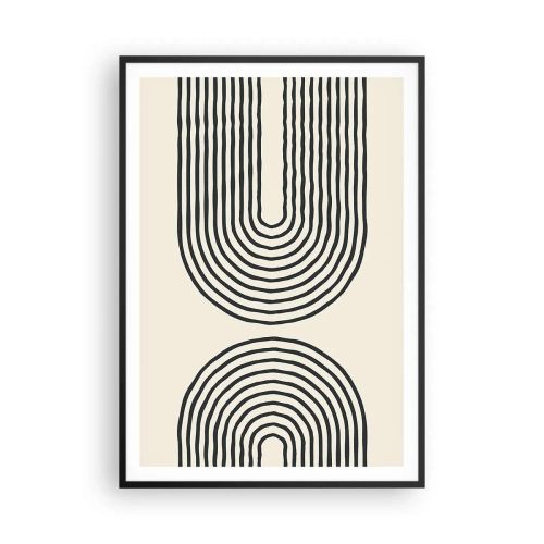 Affiche dans un cadre noir - Poster - Dans un instant... - 70x100 cm