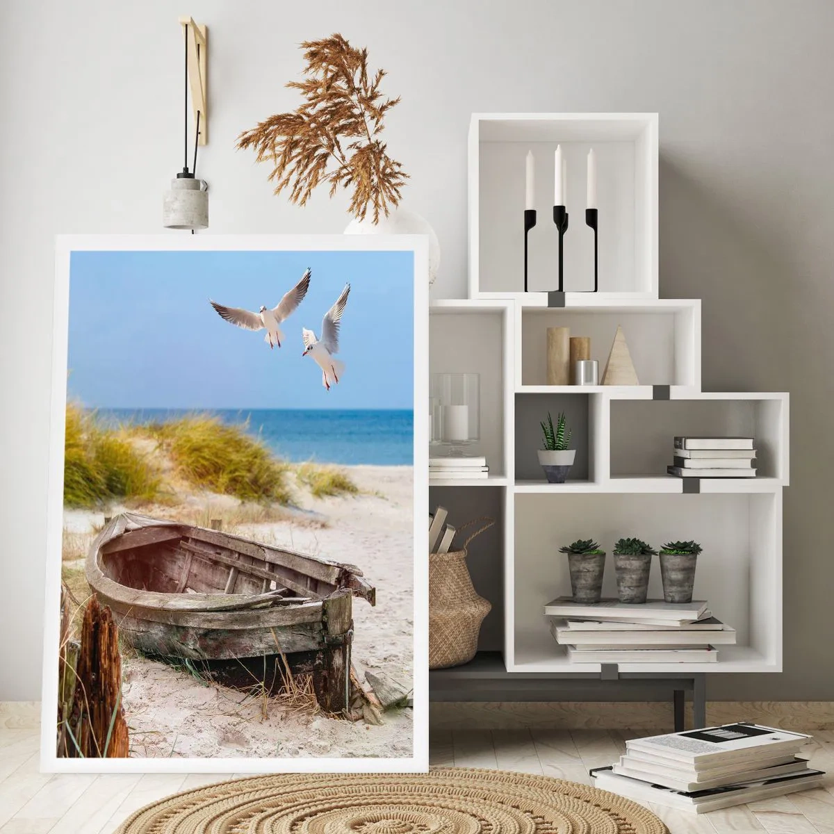 Affiche - Poster - Bain de vent - 40x50 cm