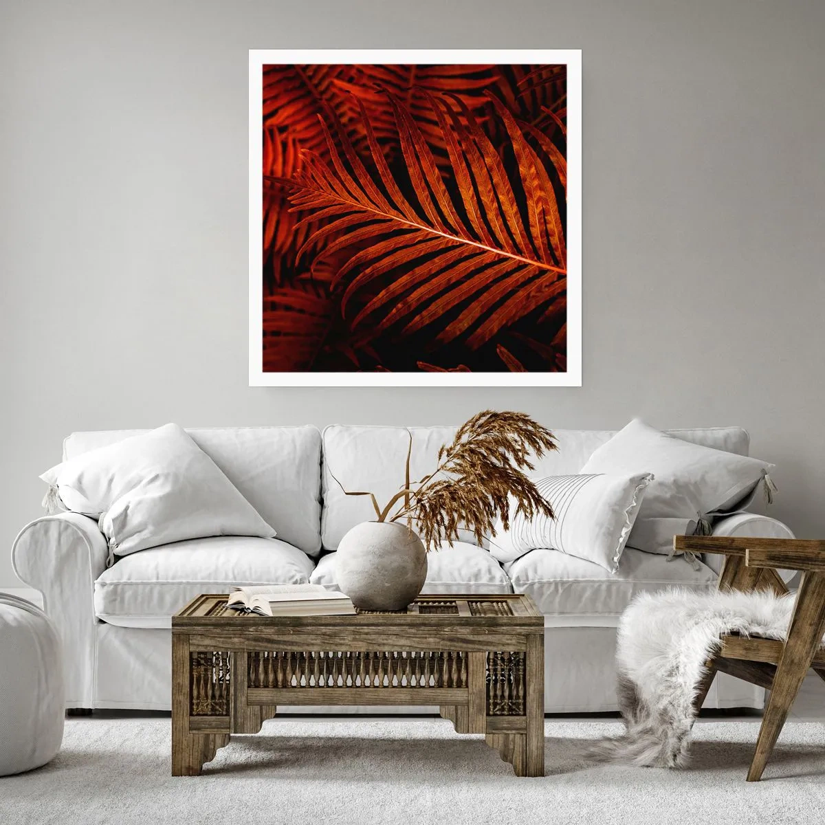 Affiche - Poster - Chaleur de la vie - 60x60 cm